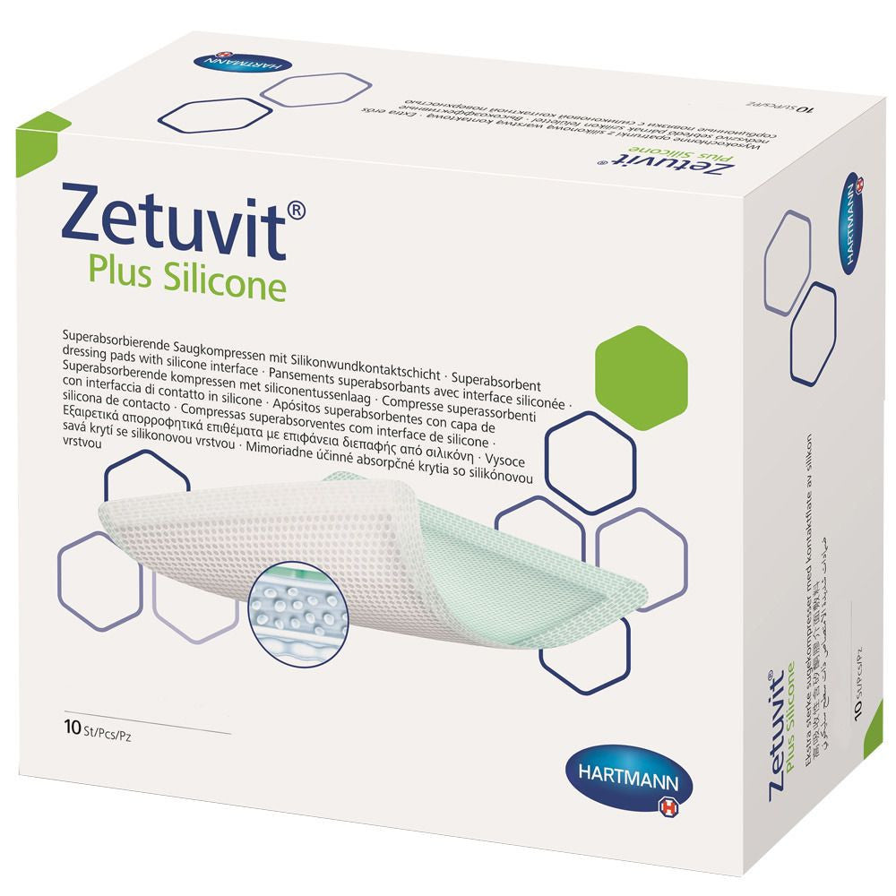 Hartmann Zetuvit Plus Silicone Dressing All Sizes