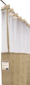 Disposable Curtain 7.5m x 2.3m Mesh. Antimicrobial and fire retardant.