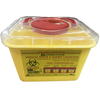 Liv Needles Sharps Waste Collector 4.75 Litres   Rotating Lid