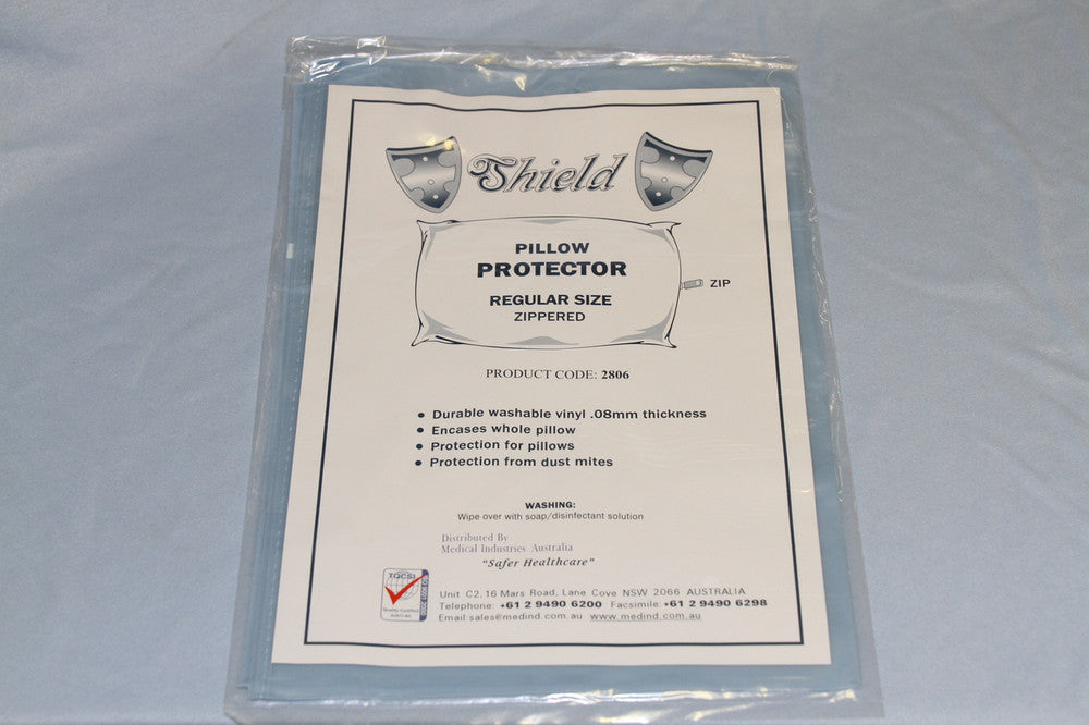 Pillow Protector Zippered .08mm Vinyl Each