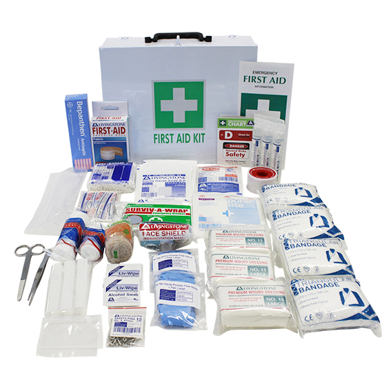 First Aid Kit Class B Complete Set In Metal Case