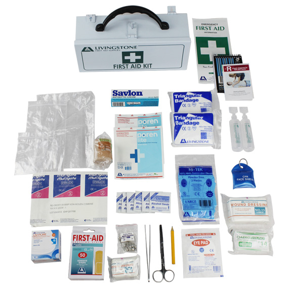 Victoria Micro First Aid Kit Complete Set In Wall Mountable