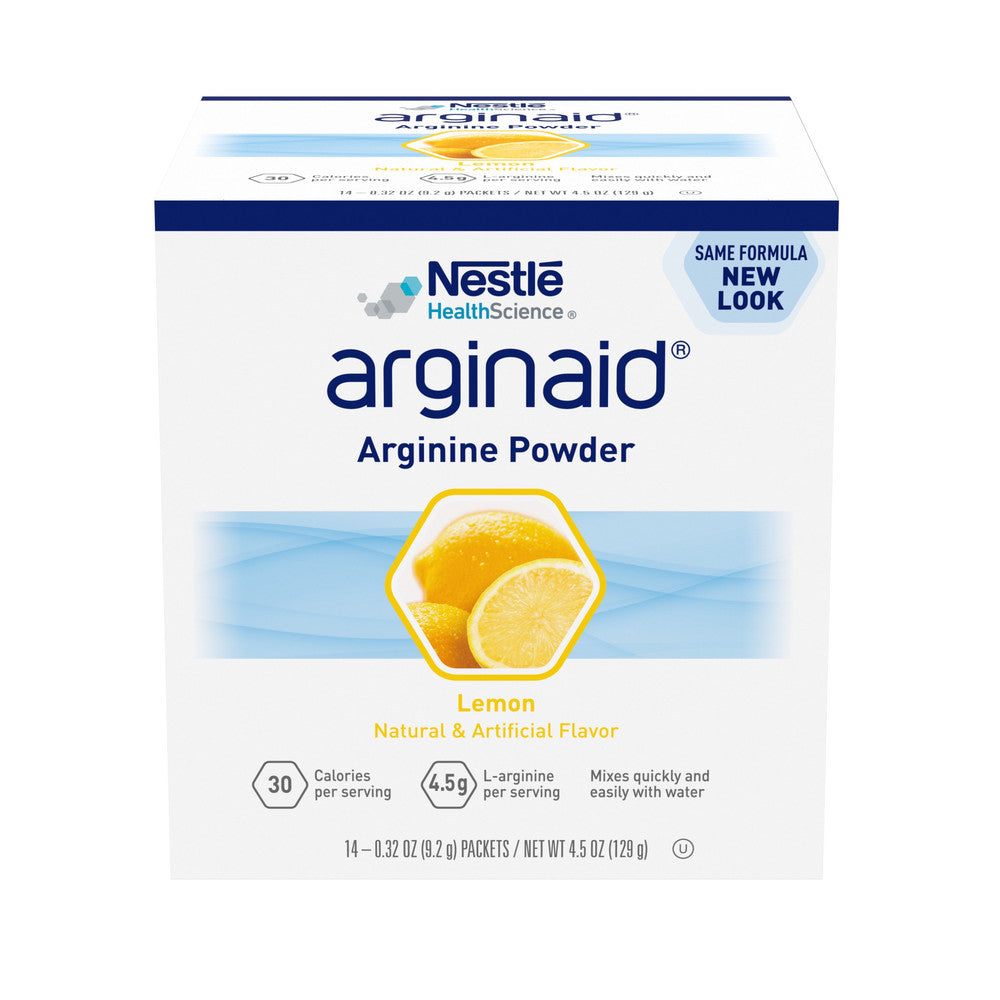 Nestle Arginaid Fat Free Arginine Powder 9.2g Sachets All Flavours