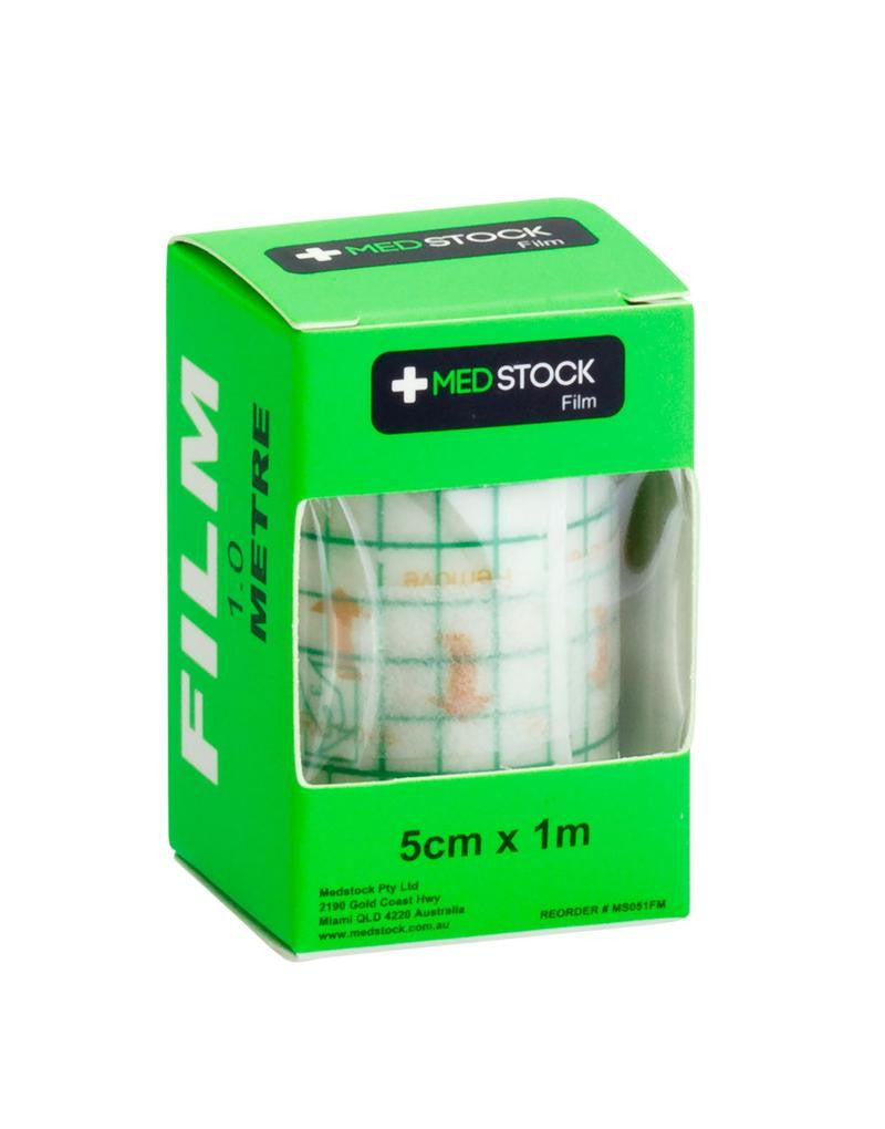 Medstock Film Dressing Rol one box sizes: 5cm / 10cm