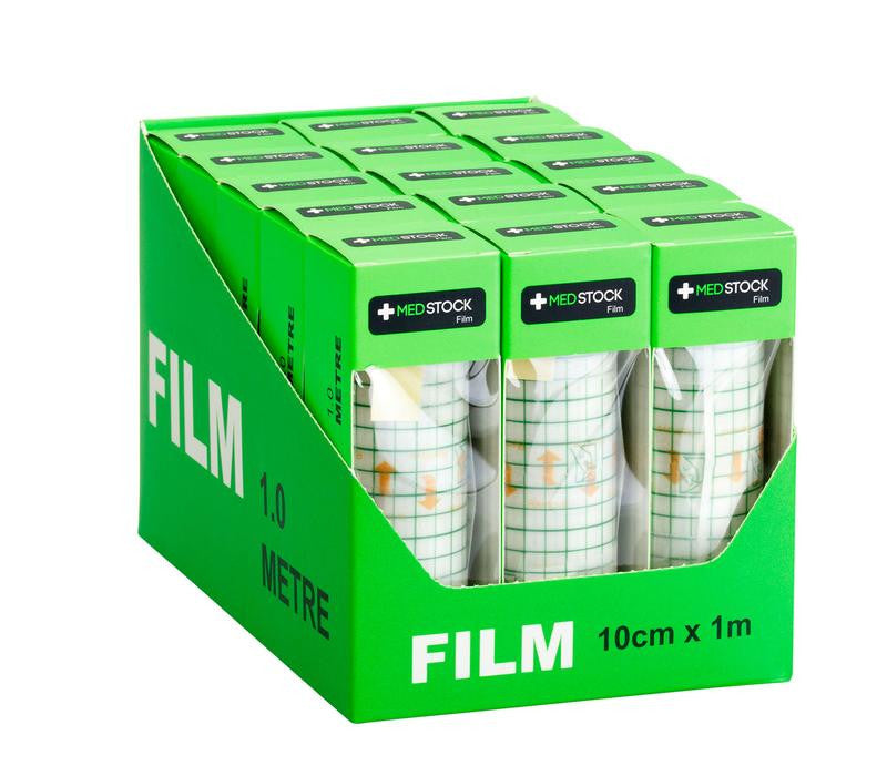 Medstock Film Dressing Rol one box sizes: 5cm / 10cm