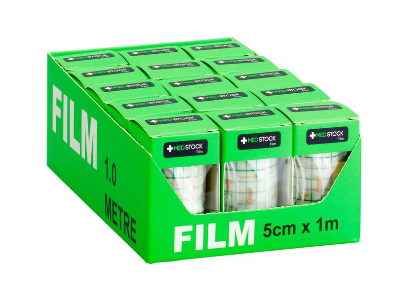 Medstock Film Dressing Rol one box sizes: 5cm / 10cm