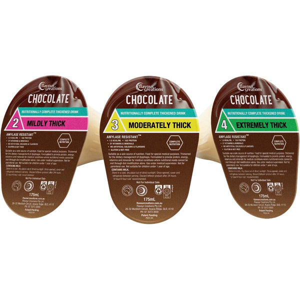 Flavour Creations Nutritionally Complete Chocolate Supplement, 175mL, Box of 24 - All Types