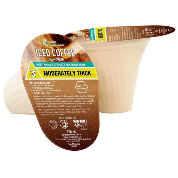 Flavour Creations Nutritionally Complete Iced Coffee Supplement, 175mL, Box of 24 - All Types