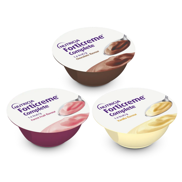 Nutricia Forticreme Complete 125g, 1Ctn (6 x 4/pack) - All Flavours