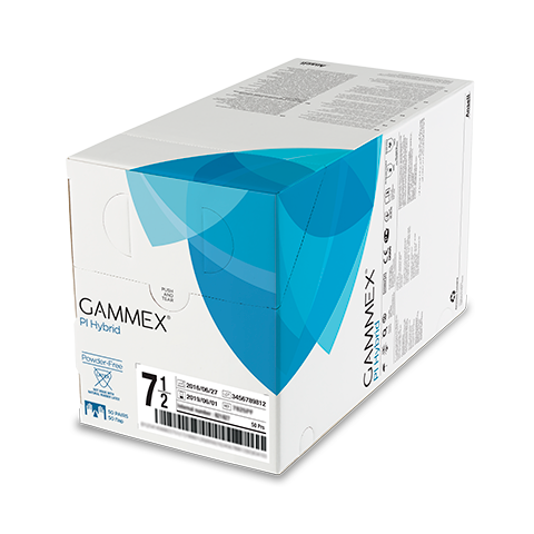 Gammex Non-Latex PI Hybrid Powder-Free Sterile Surgical Gloves - All Sizes