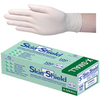 Skin Shield Latex Examination Gloves Powder Free Polymer Coated Textured