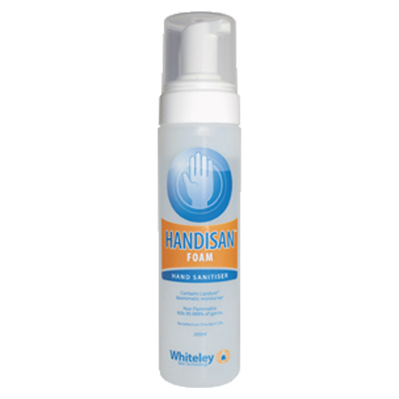 Handisan Sanitising Foam Hand Sanitiser 200ml 80072 Each