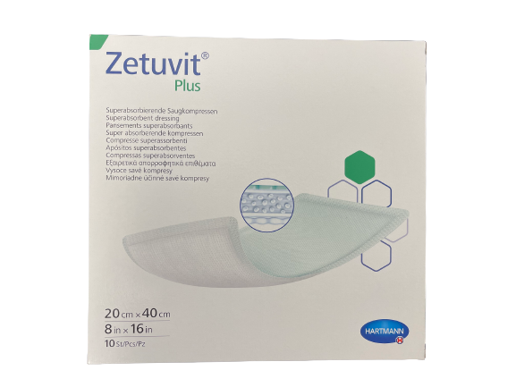 Hartmann Zetuvit Plus Dressing 20cm x 40cm 413715 Box of