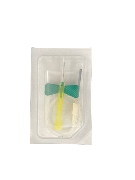 BD Vacutainer Safety-Lok Blood Collection Set, with Luer Adapter, 21 Gauge x 0.75 Inch Needle, 12 Inches Tubing - Box of 50