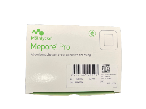 Molnlycke Mepore Pro Showerproof Dressing 6cm x 7cm 670820 Box