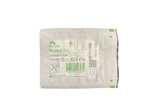 Molnlycke Mepore Pro Showerproof Dressing 6cm x 7cm 670820 Box