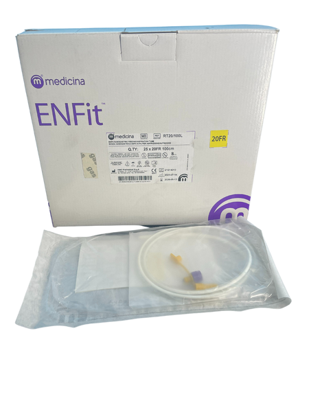 Medicina ENFit 6FR-20FR Nasogastric Feeding/ Aspiration Tubes , 80cm/ 100cm - All Sizes