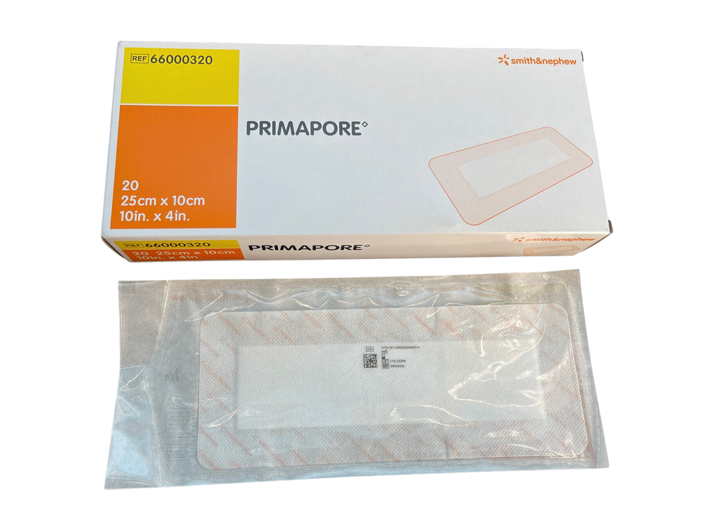 Smith & Nephew Primapore Dressing With Melolin Pad 25Cmx10Cm Pad