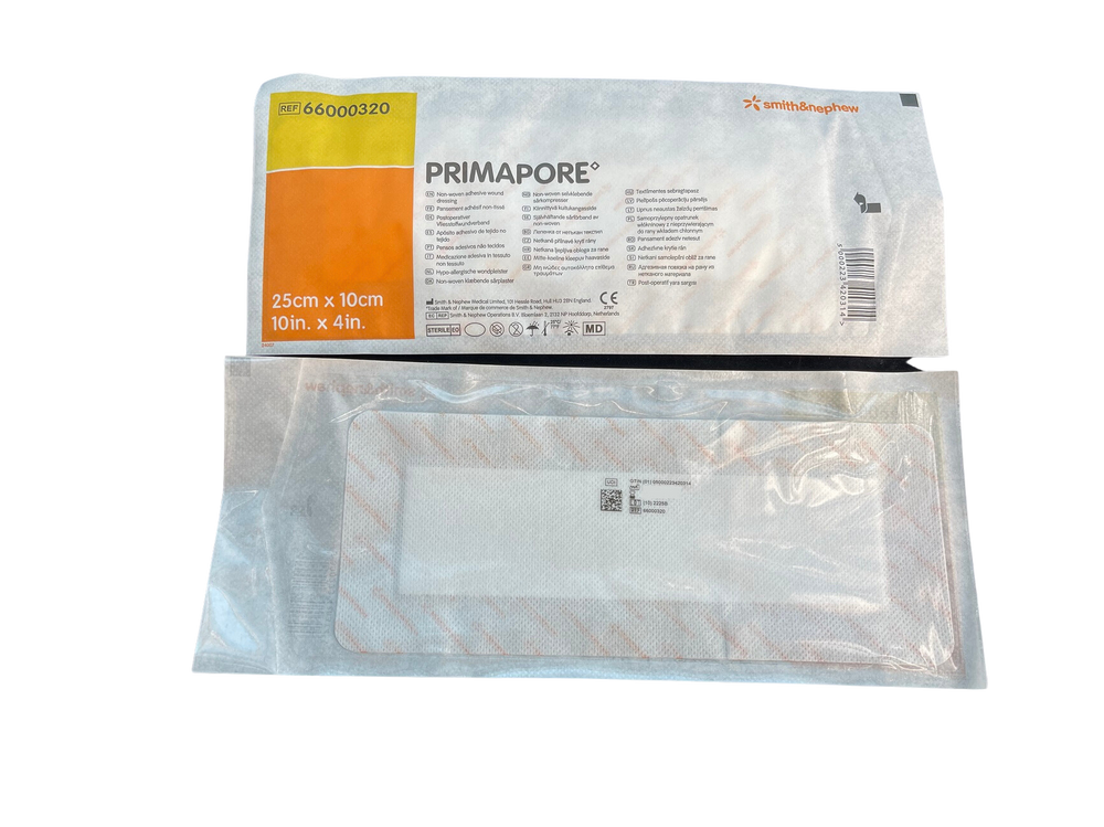 Smith & Nephew Primapore Dressing With Melolin Pad 25cmx10cm Pad