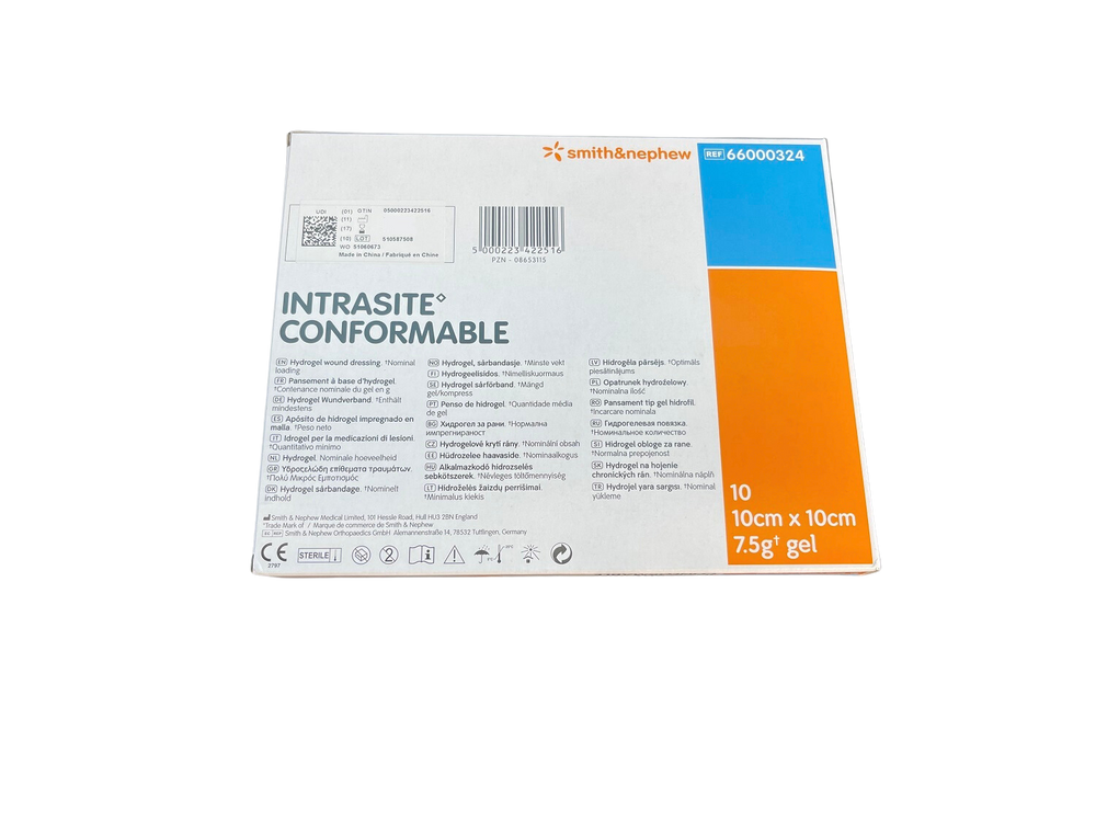 Smith & Nephew Intrasite Gel Conformable 10cmx10cm (66000324)