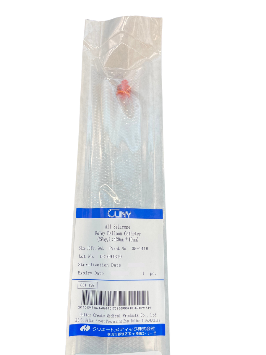 Cliny Catheter 16G Adult 20Cc Foley 2 Way Round Silicone