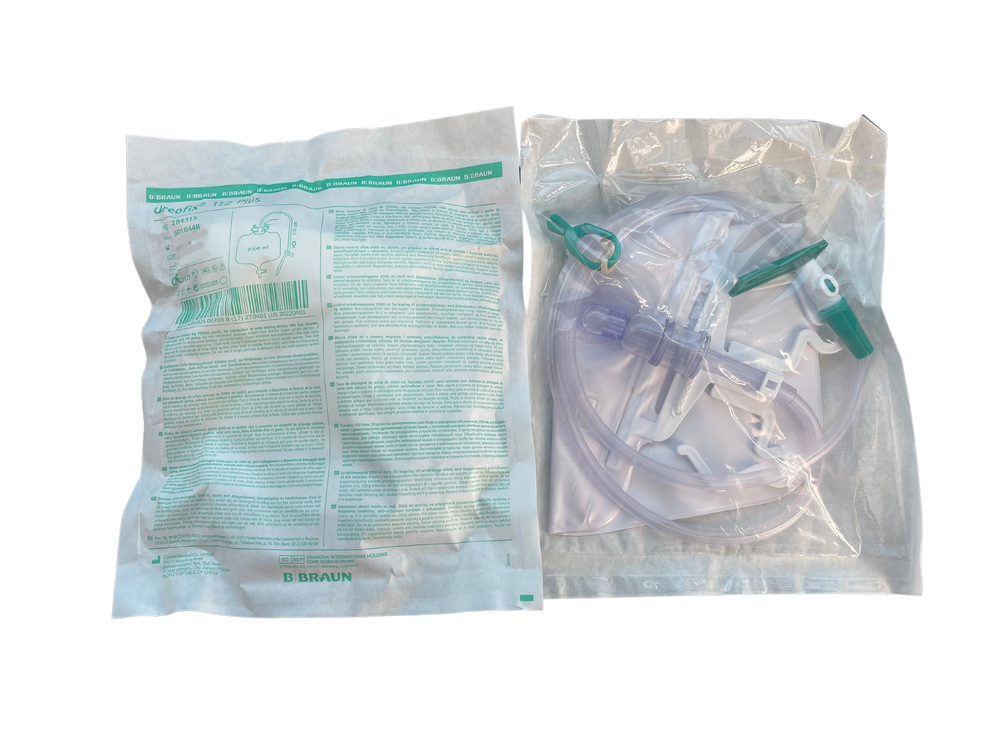 B. Braun Ureofix 112 Plus 2000ml 110cm Urine Drainage Bag