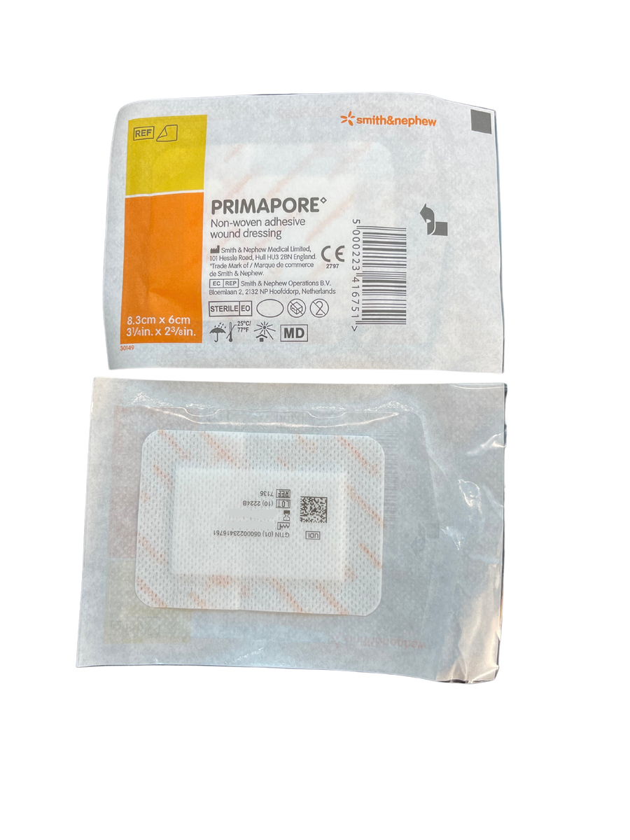 Smith & Nephew Primapore Island Dressing 8.3cm x 6cm Pad