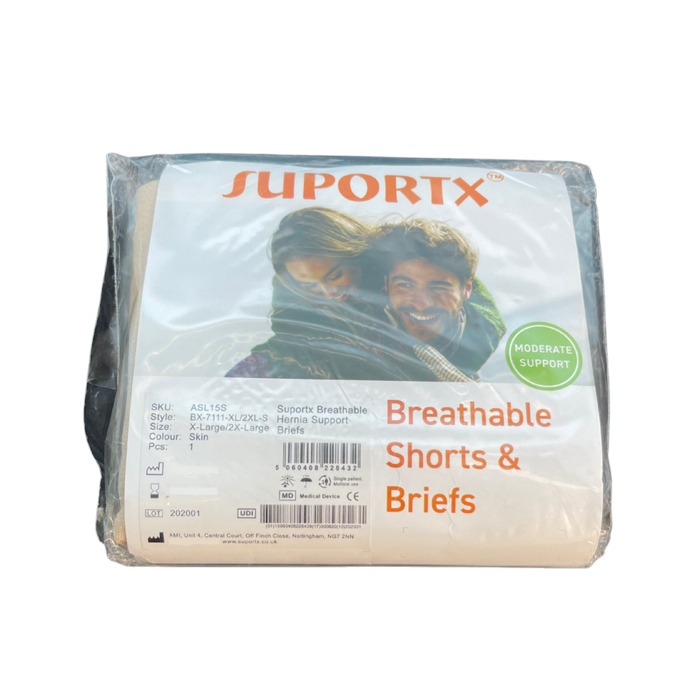 Suportx Hernia Breathable Unisex Support Briefs Box of 1 All