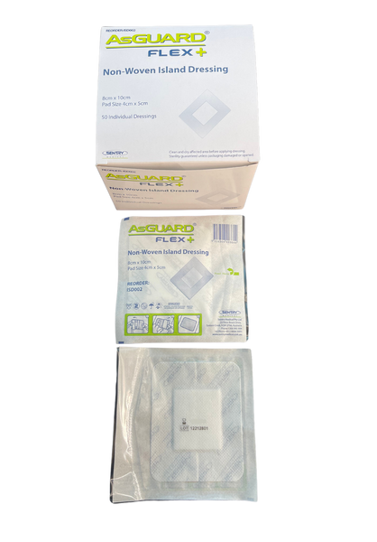 AsGUARD Flex + Non-Woven Island Dressing