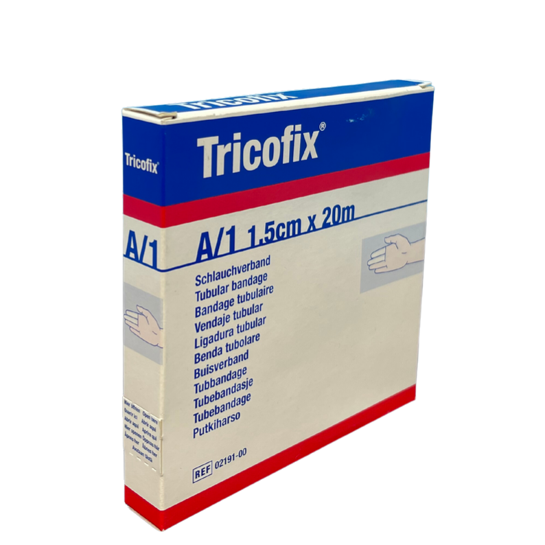 Tricofix Tubular Bandage Size A 1.5cm Fingers/Toes 02191 00 20mtr