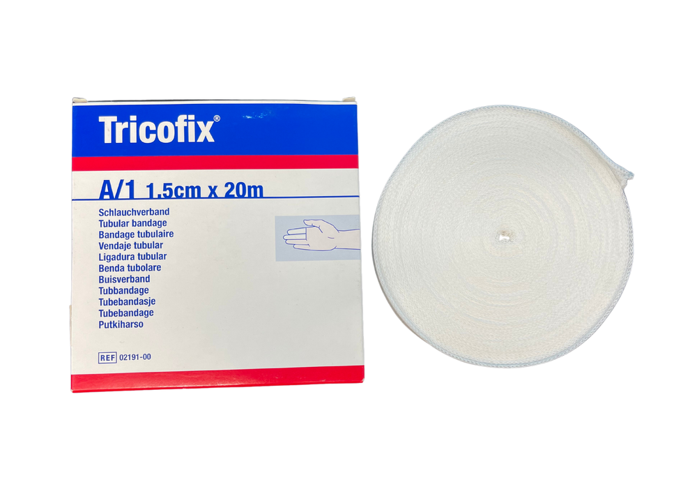 Tricofix Tubular Bandage Size A 1.5cm Fingers/Toes 02191 00 20mtr