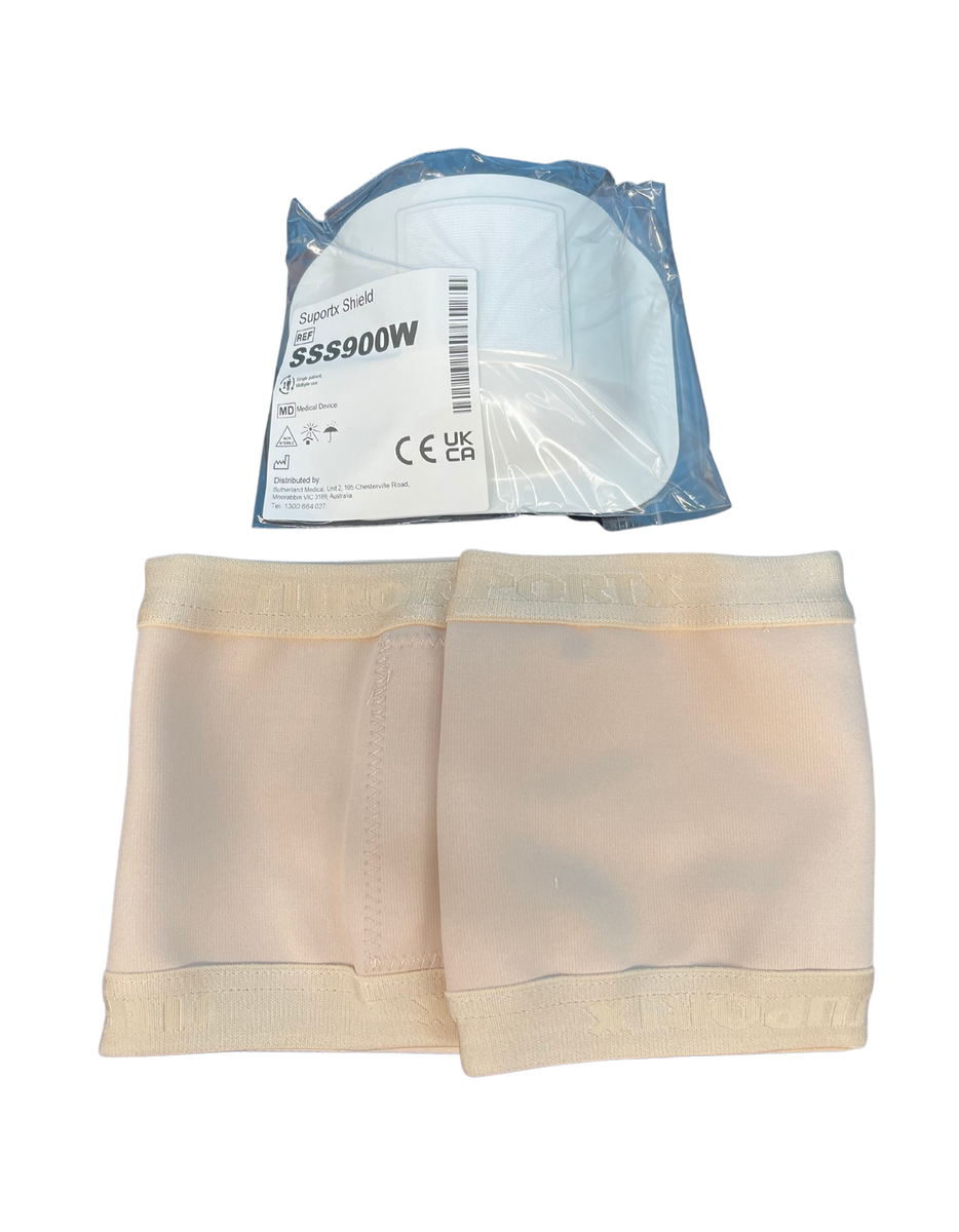 Suportx Shield Ostomy Belt With Easy Peel Fastening 15cm Box