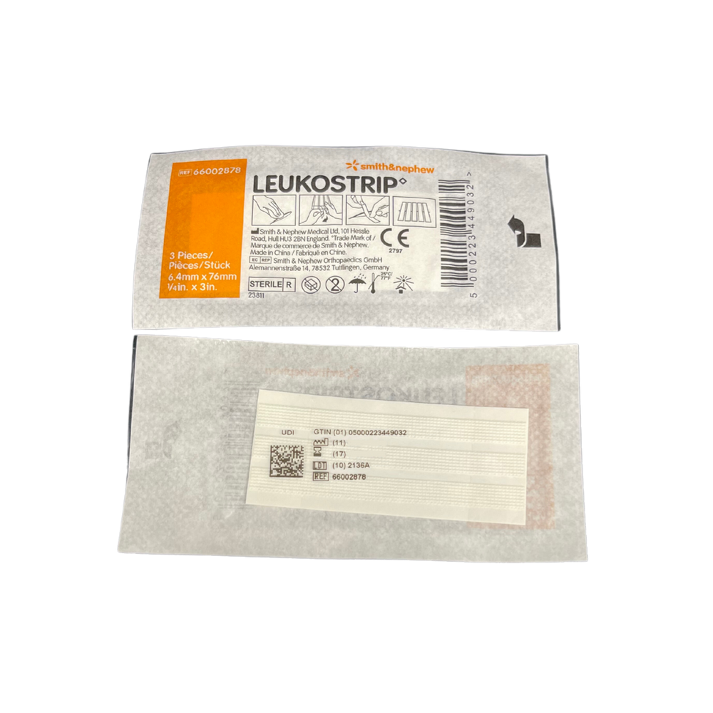 Leukostrip Wound Closure Strip 6.4mm x 76mm 66002878 10