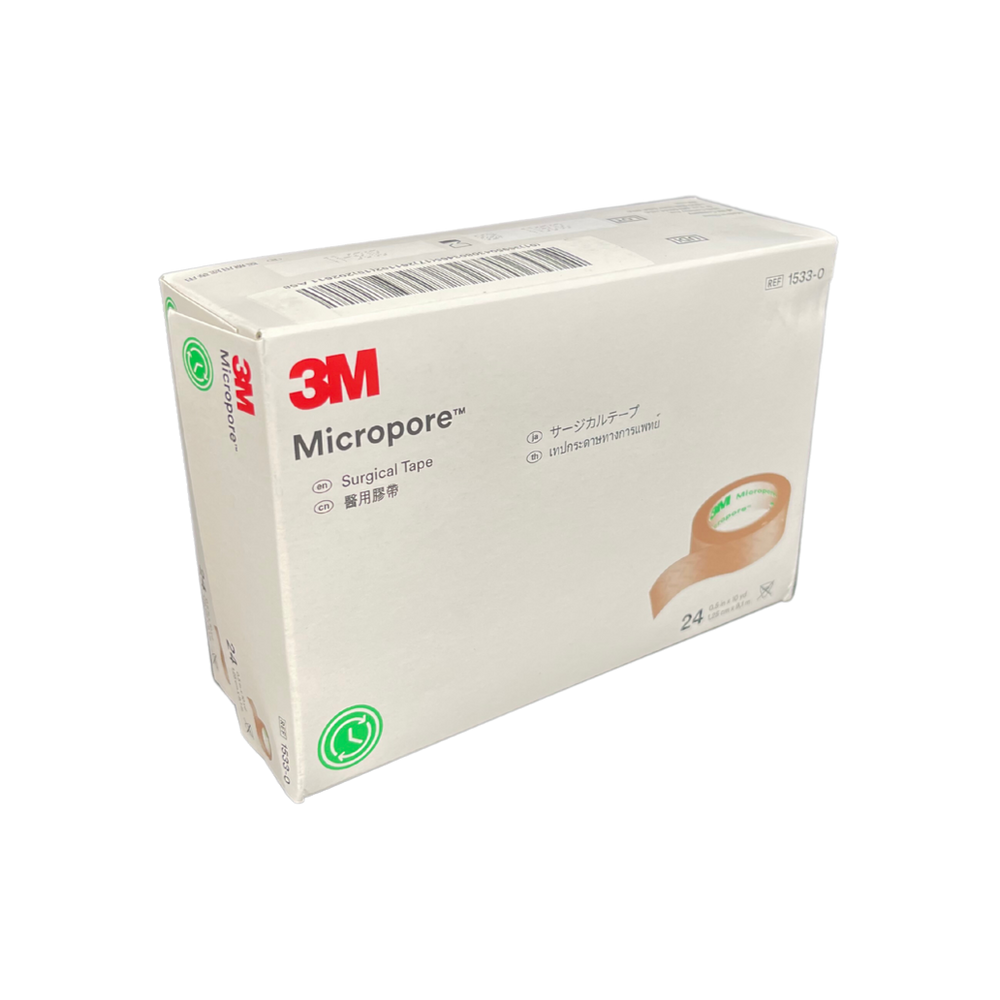 3M Micropore Surgical Tape 12mm x 9.1mtr Skin Tone (1533-0)