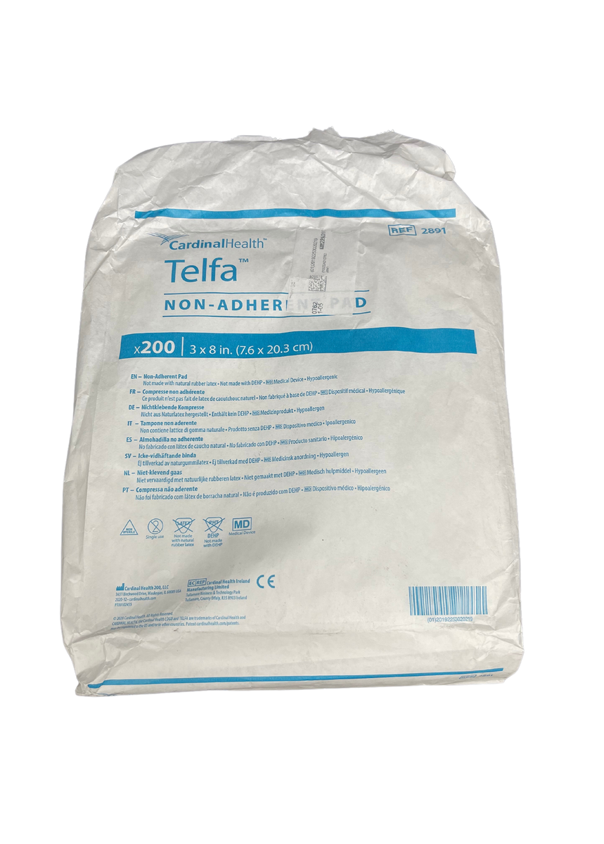 Covidien Telfa Dressing 7.5cmx20cm Non Adhesive Non Sterile 2891