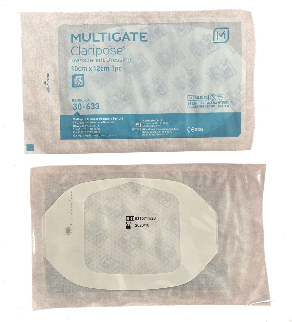 Multigate Claripose Transparent Dressing Film Waterproof Sterile