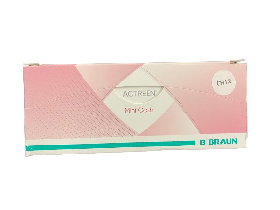 B. Braun Actreen Mini Catheter 12CH Female 9cm 228012AU Box