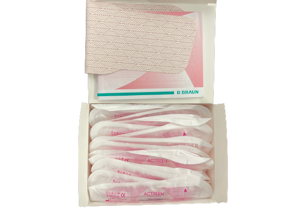 B. Braun Actreen Mini Catheter 12CH Female 9cm 228012AU Box