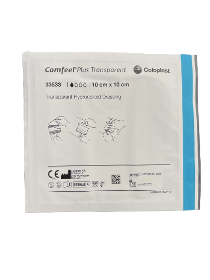 Coloplast Comfeel Plus Transparent Dressing 10cm X 10cm 33533 All