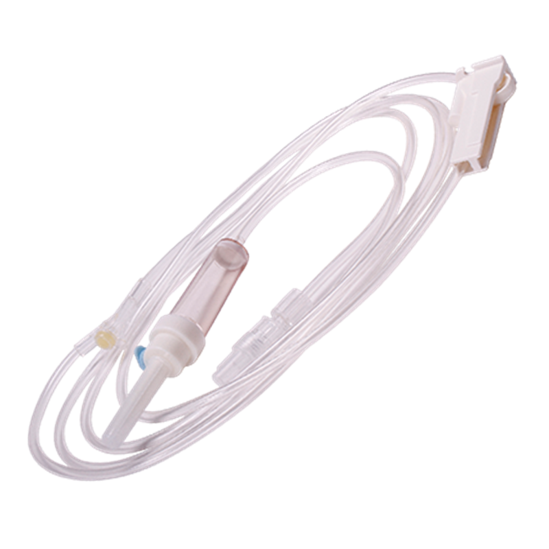 MDevices Infusion Set 220cm with 15um Filter Vented Chamber Giving