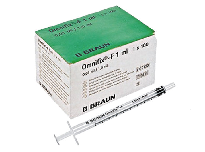 B. Braun Omnifix F Luer Solo Dosage Syring 1ml Tuberculin