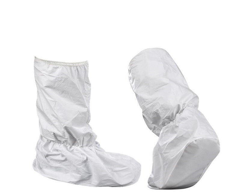 Disposable Non Woven WATERPROOF WHITE Boot Covers Box of 500