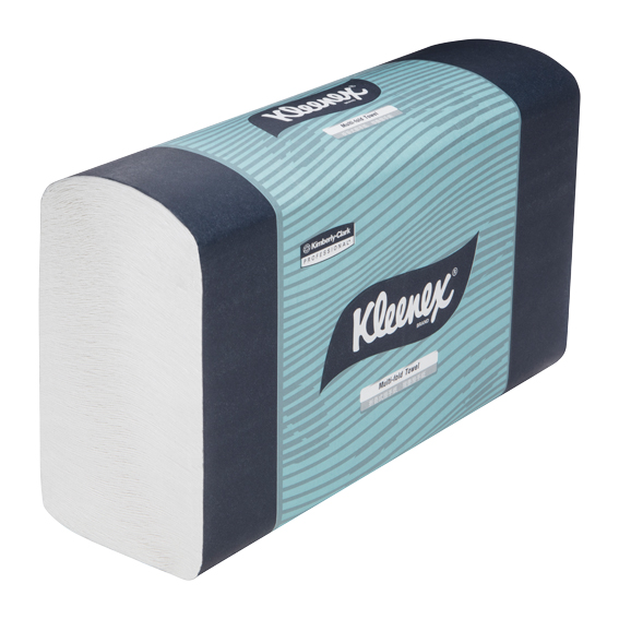 Kleenex Multifold Hand Towels 24 x 24cm White 150 per