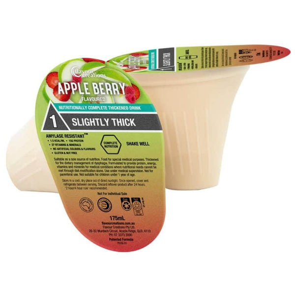 Flavour Creations Nutritionally Complete Apple Berry 175mL, Box of 24 - All Types