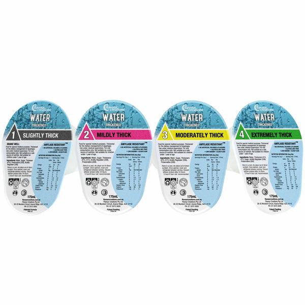 Flavour Creations Water Thickened, Box of 24 - All Types