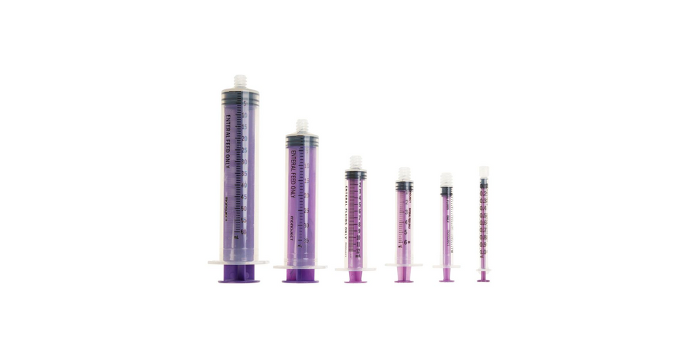 Covidien Monoject Purple Enteral Syringe Sterile All Sizes