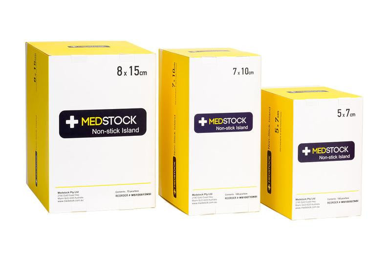 Medstock Fabric Island Dressing one box sizes: 5cm / 7cm