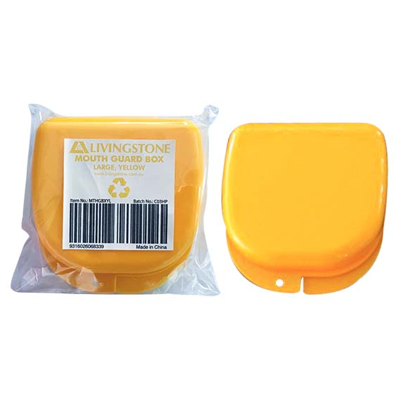 Mouth Guard Box Large Yellow Each