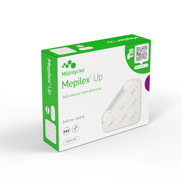 Molnlycke Mepilex Up Soft Silicone Foam Dressing - All Sizes