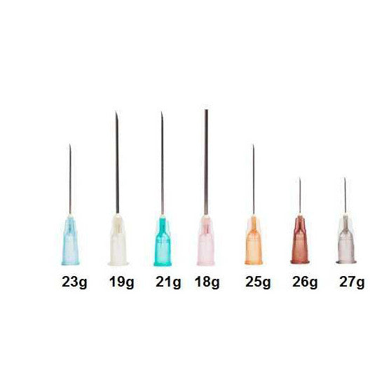 Nipro Disposable Hypodermic Needles Variouss Gauges Box of 100 All